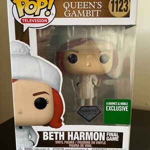 Funko Pop! Queen's Gambit Beth Harmon with Red Hair and White Outfit